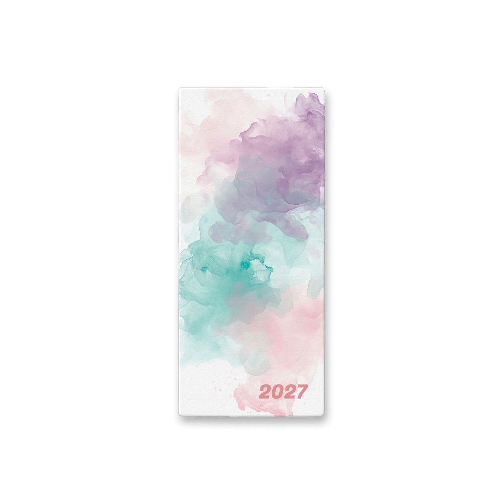 Diář PVC měsíční 2027 Watercolour